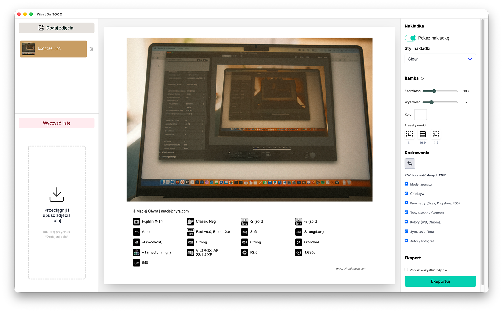 WhatDasooc Screenshot